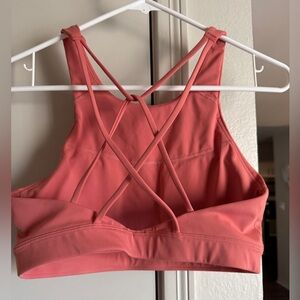 Old Navy Cross-Back Coral Sports Bra